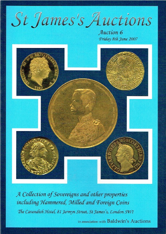St James June 2007 Collection of Sovereigns inc. Hammered & Foreign Coins