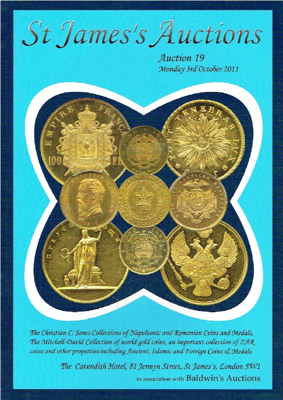 St James October 2011 Coins & Medals, etc. - Jones & David Collection