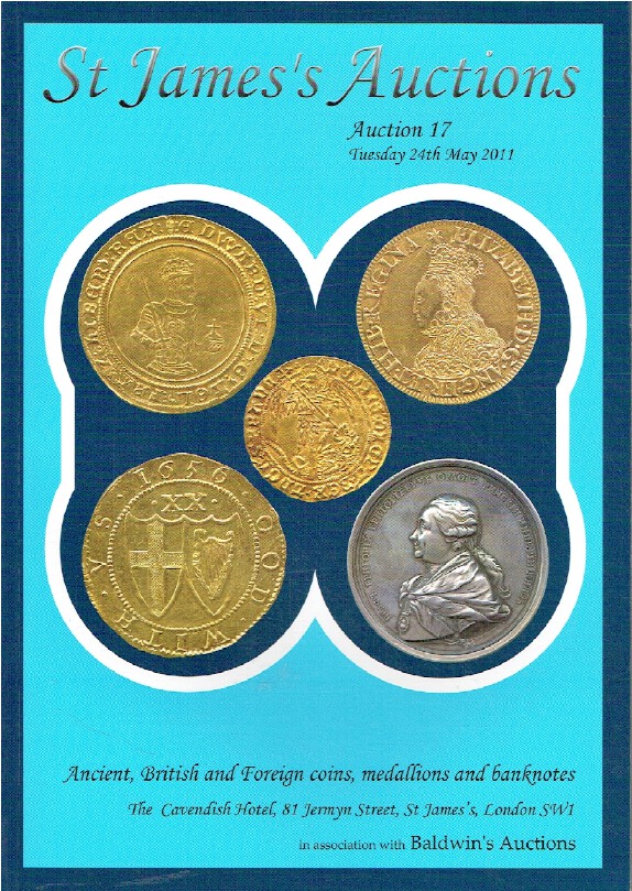St James May 2011 Ancient British & Foreign Coins, Medallions & Banknotes