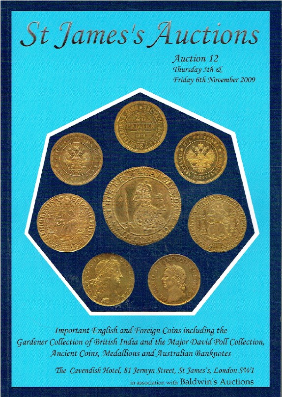 St James November 2009 Coins, Medallions & Banknotes - Gardener & Poll