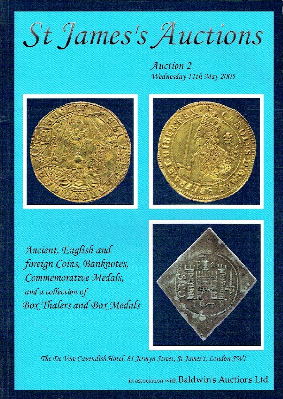 St James May 2005 Ancient & Foreign Coins, Banknotes & Commemorative Medals