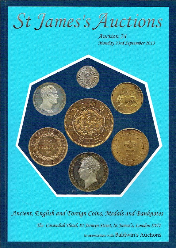 St James September 2013 Ancient, English & Foreign Coins, Medals & Banknotes