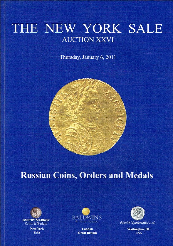 Baldwins January 2011 The New York Sale - Russian Coins, Orders & Medals - Click Image to Close