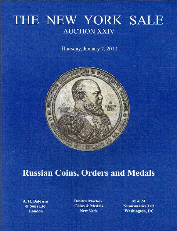Baldwins January 2010 The New York Sale - Russian Coins, Orders & Medals