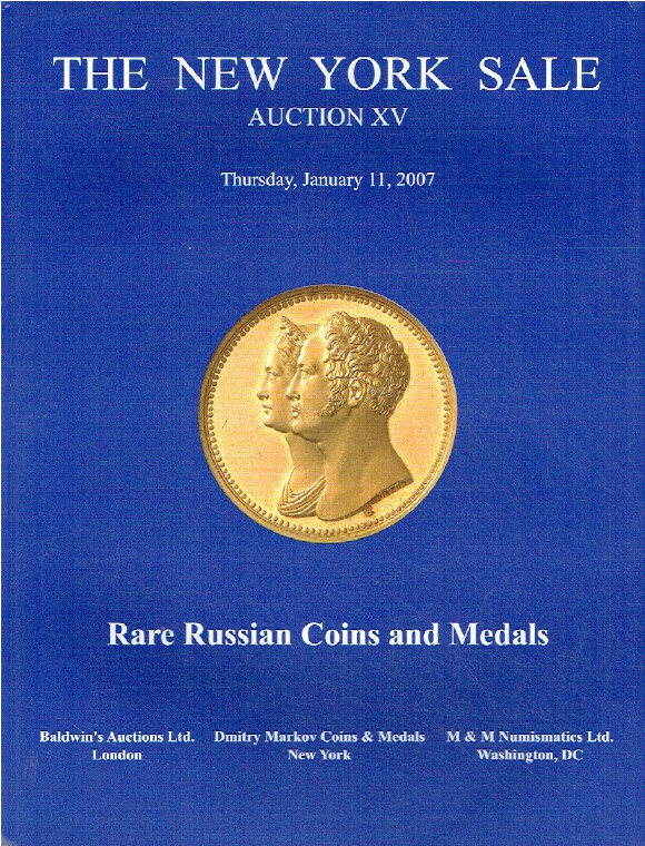 Baldwins January 2007 The New York Sale - Rare Russian Coins & Medals
