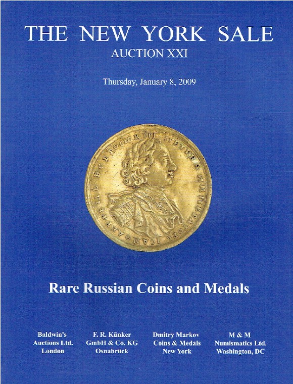 Baldwins January 2009 The New York Sale - Rare Russian Coins & Medals