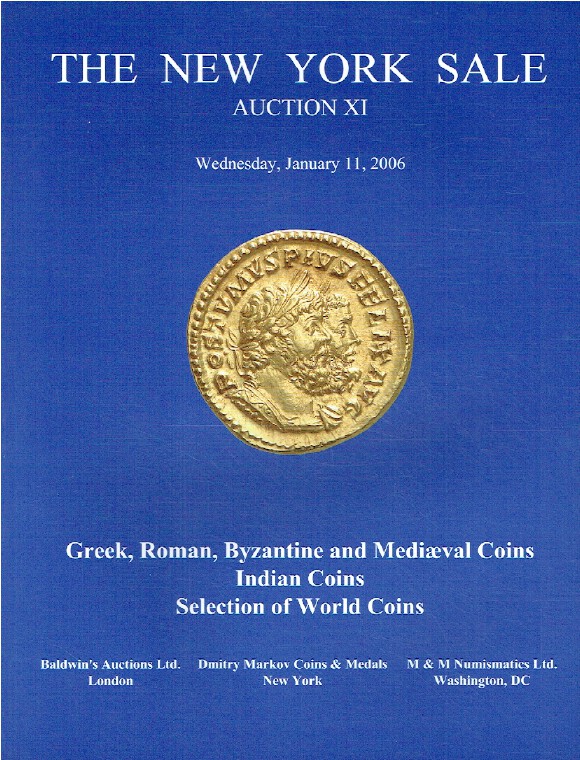 Baldwins January 2006 The New York Sale - Greek, Roman, Indian & World Coins - Click Image to Close