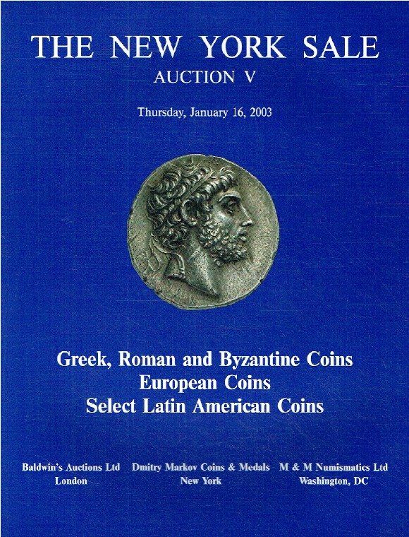 Baldwins January 2003 The New York Sale - Greek, European & American Coins
