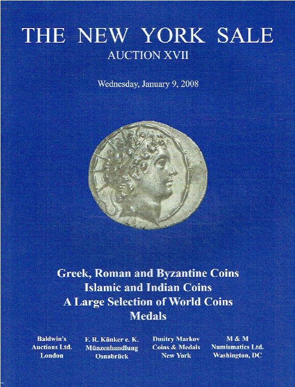 Baldwins January 2008 The New York Sale - Greek, Indian & World Coins & Medals