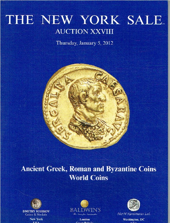 Baldwins January 2012 The New York Sale - Ancient Greek, Roman & Byzantine Coins