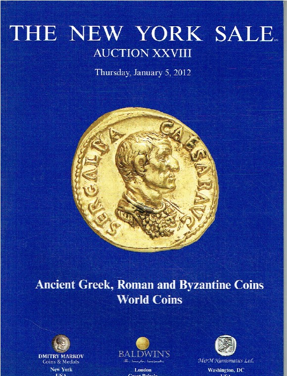 Baldwins January 2012 The New York Sale - Ancient Greek, Roman & Byzantine Coins - Click Image to Close