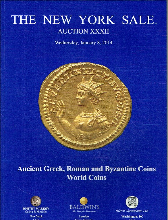 Baldwins January 2014 The New York Sale - Ancient Greek, Roman & Byzantine Coins