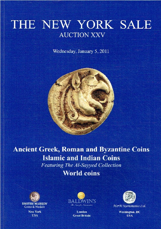 Baldwins January 2011 The New York Sale - Greek & World Coins - Al-Sayyed - Click Image to Close