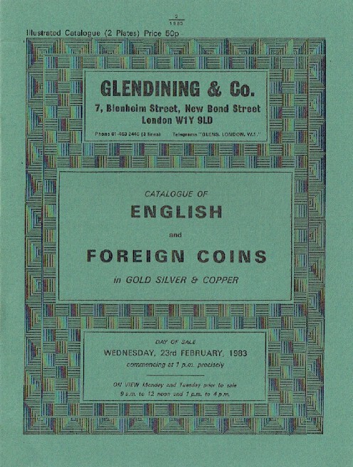 Glendinings February 1983 English & Foreign Coins