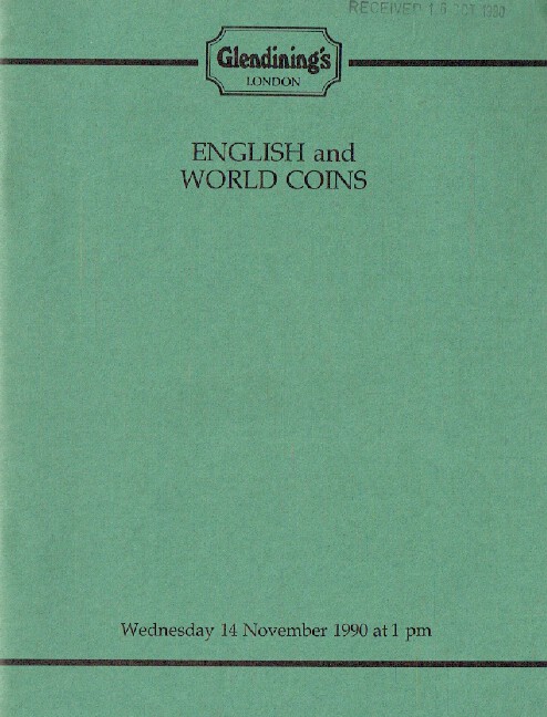 Glendinings November 1990 English & World Coins