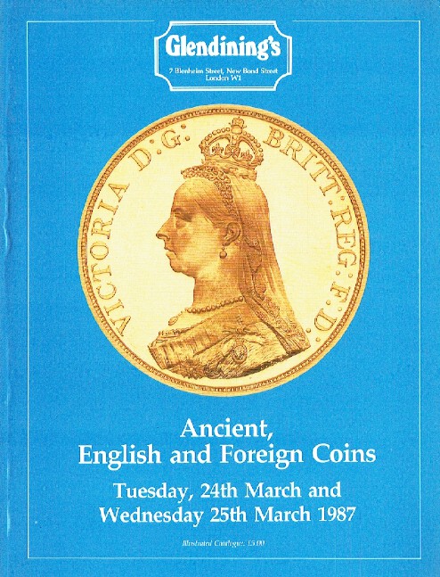 Glendinings March 1987 Ancient, English & Foreign Coins