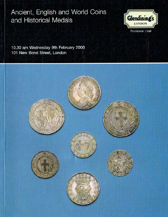 Glendinings February 2000 Ancient, English & World Coins and Historical Medals