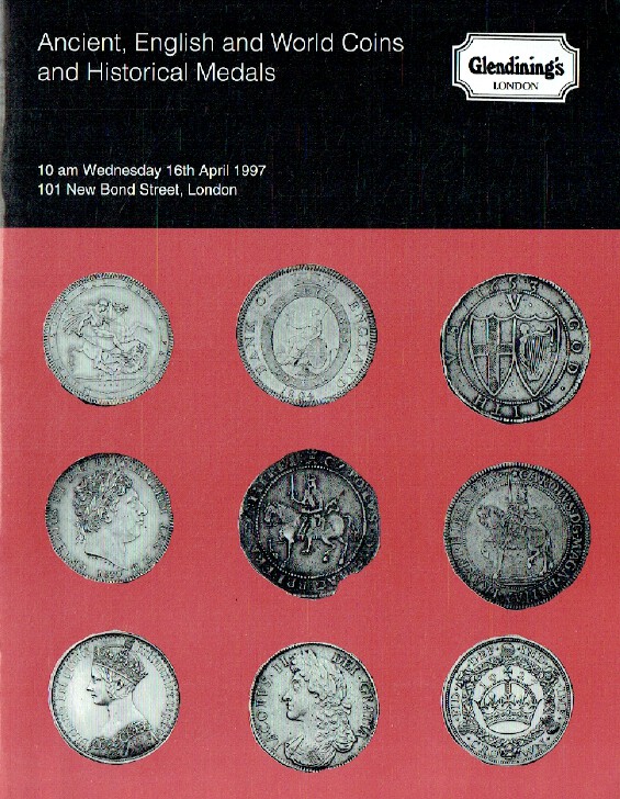 Glendinings April 1997 Ancient, English & World Coins and Historical Medals