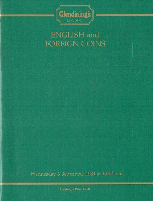Glendinings September 1989 English & Foreign Coins