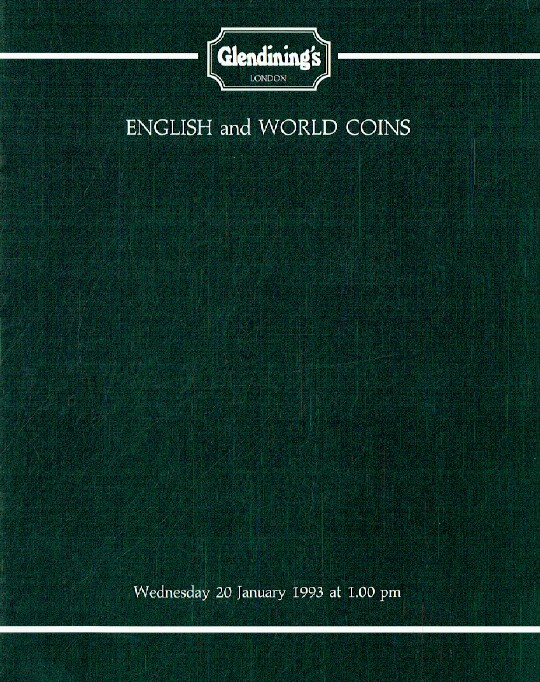 Glendinings January 1993 English & World Coins (Digital only)