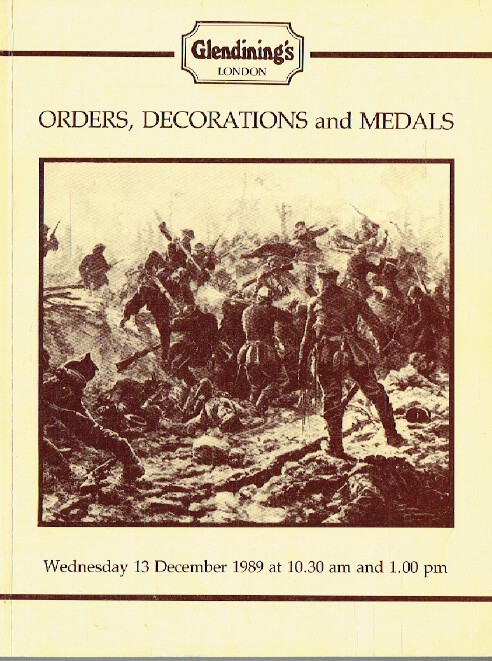 Glendinings December 1989 Orders, Decorations & Medals