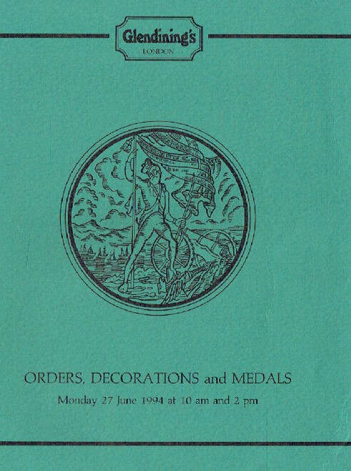 Glendinings June 1994 Orders, Decorations & Medals