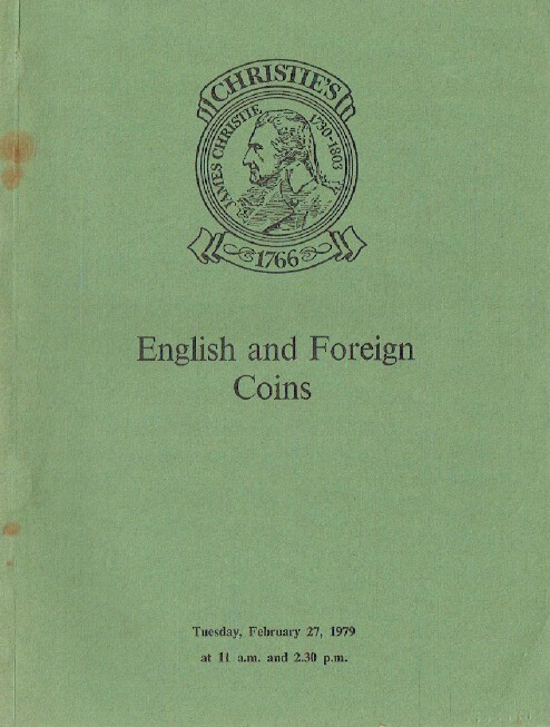 Christies February 1979 English & Foreign Coins