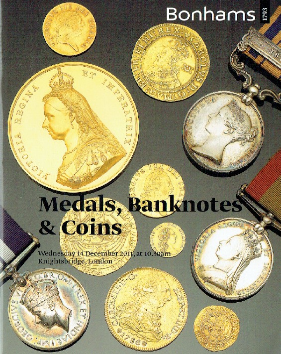 Bonhams December 2011 Medals, Banknotes & Coins