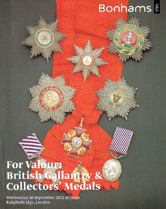 Bonhams September 2012 For Valour : British Gallantry & Collector's Medals