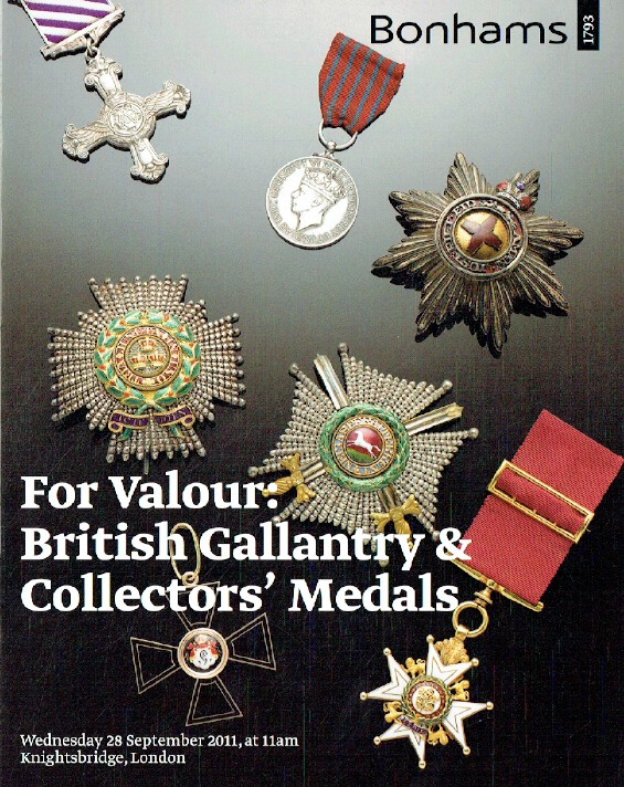 Bonhams September 2011 For Valour : British Gallantry & Collector's Medals