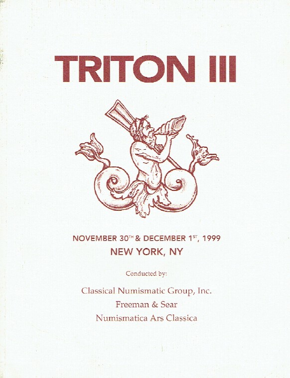 Classical Numismatic November, December 1999 Coins - Triton III
