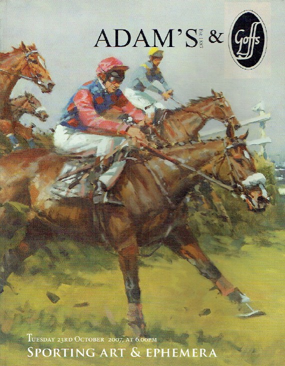 Adams October 2007 Sporting Art & Ephemera - Click Image to Close