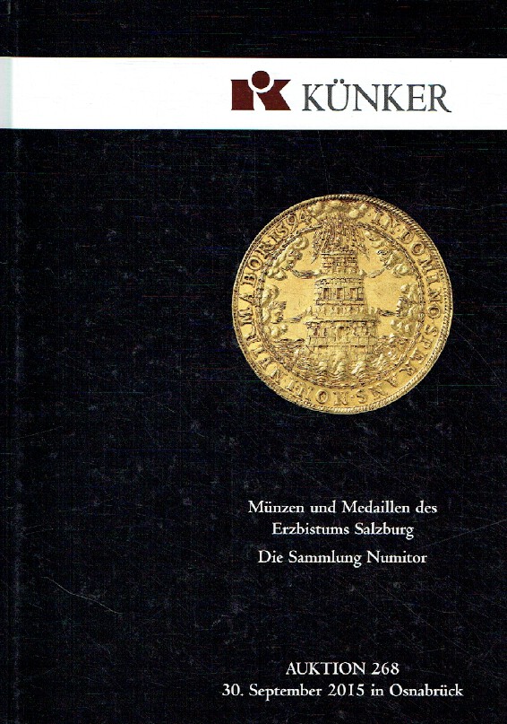 Kunker September 2015 Coins & Medals - Collection Numitor