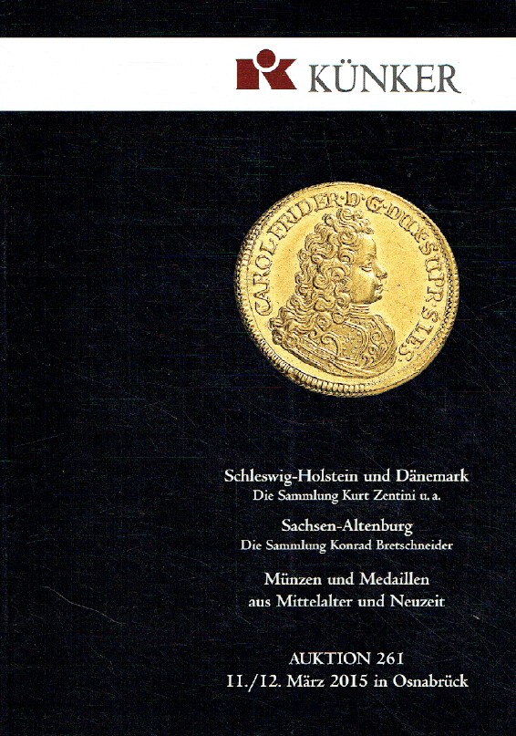 Kunker March 2015 Kurt Zentini Collection, Coins and Medals