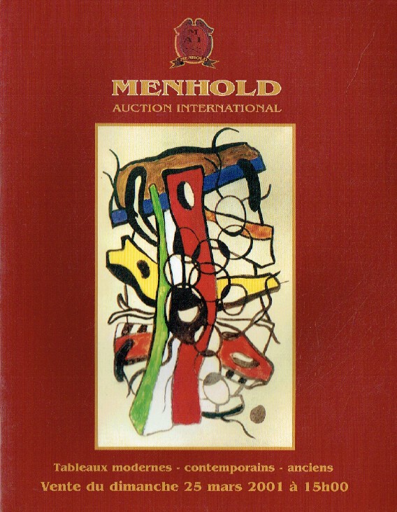 Menhold March 2001 Modern Paintings, Contemporary Art & Old Master Paintings