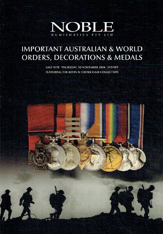 Noble November 2014 Important Australian & World Orders, Decorations & Medals