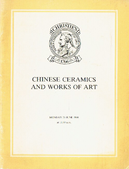 Christies June 1980 Chinese Ceramics & Works of Art