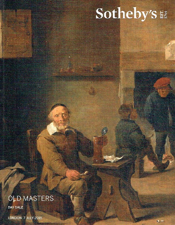 Sothebys July 2016 Old Masters - Day Sale (Digital only)