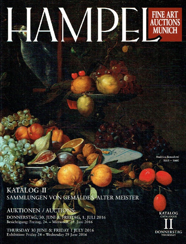 Hampel June, July 2016 Old Master Paintings - Catalogue II