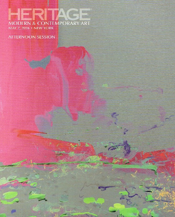 Heritage May 2016 Modern and Contemporary Art - Afternoon Session