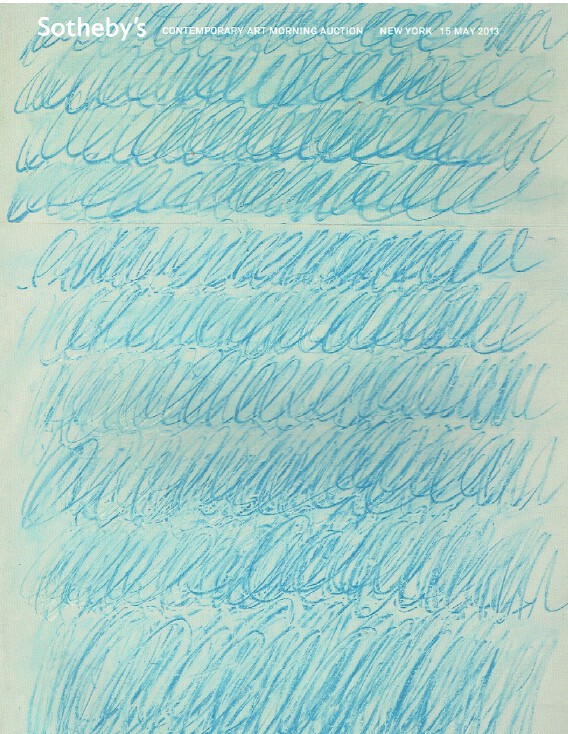 Sothebys May 2013 Contemporary Art - Morning Auction