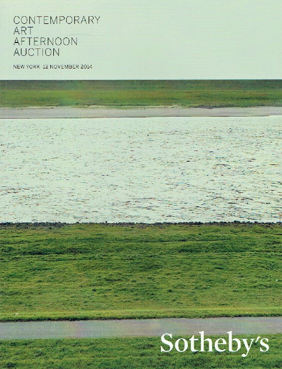 Sothebys November 2014 Contemporary Art - Afternoon Auction