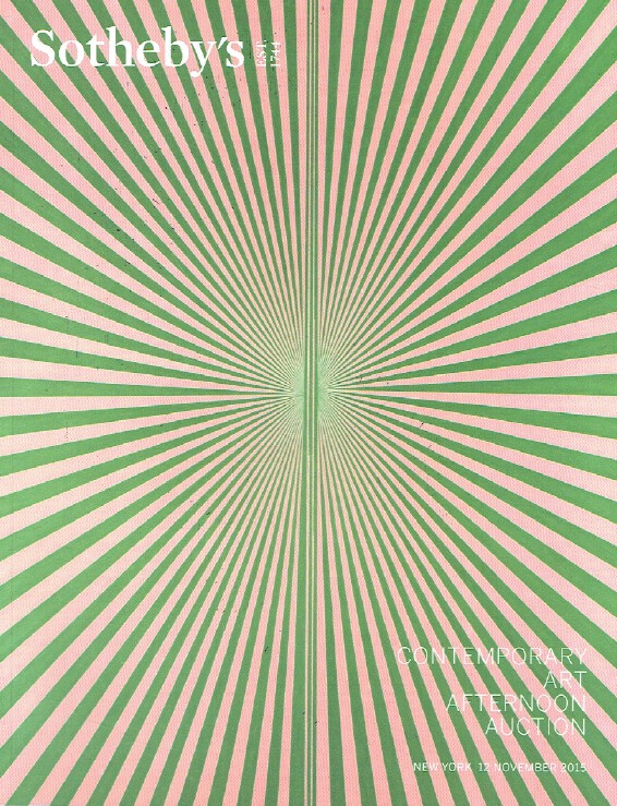 Sothebys November 2015 Contemporary Art - Afternoon Auction (Digital only)