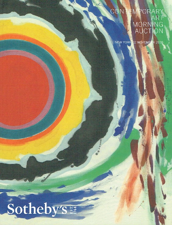 Sothebys November 2015 Contemporary Art - Morning Auction (Digital only)
