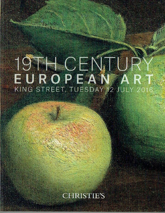 Christies July 2016 19th Century European & Orientalist Art