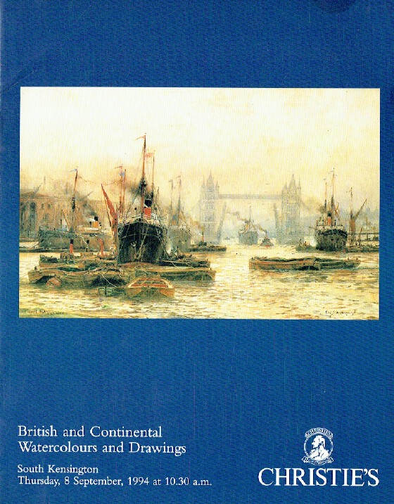 Christies September 1994 British and Continental Watercolours & Drawings