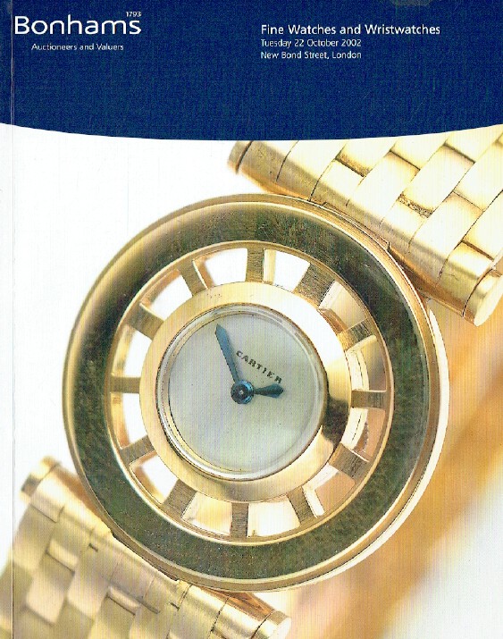 Bonhams October 2002 Fine Watches & Wristwatches