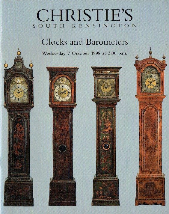 Christies October 1998 Clocks & Barometers