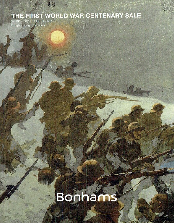 Bonhams October 2014 The First World War Centenary Sale