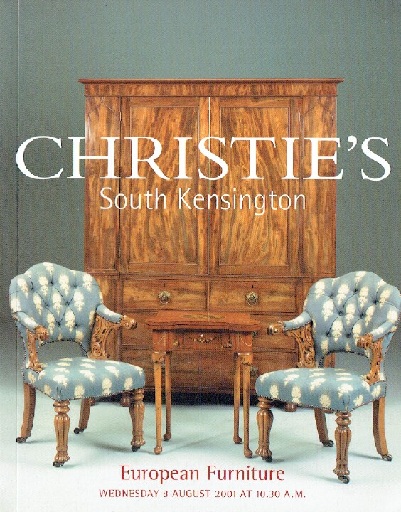 Christies August 2001 European Furniture
